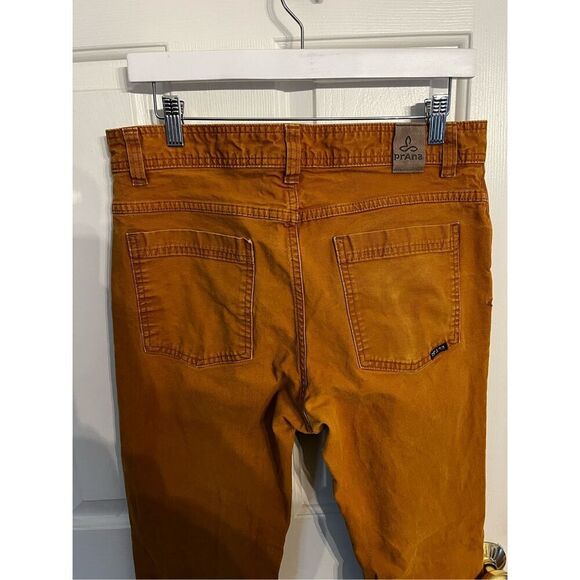 Prana Men’s Slim Fit Mustard Active Pant Twill sz 32X32 - Picture 8 of 10